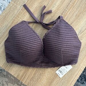 38DD Purple Swim Bikini Top